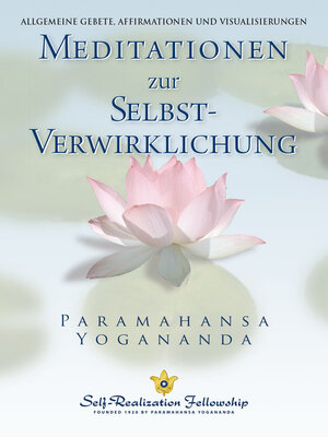 cover image of Meditationen zur SELBST-Verwirklichung